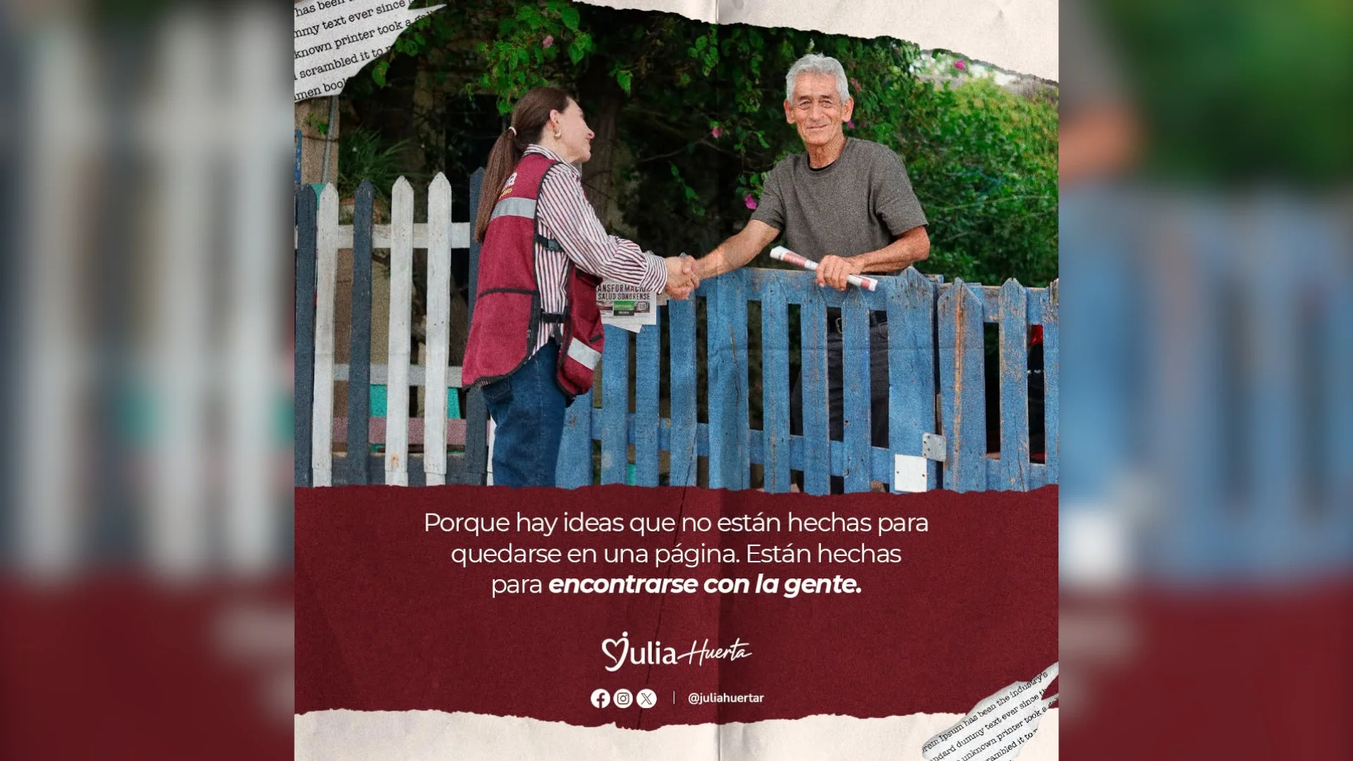 Julia Huerta promueve en Nogales la distribución del periódico Regeneración