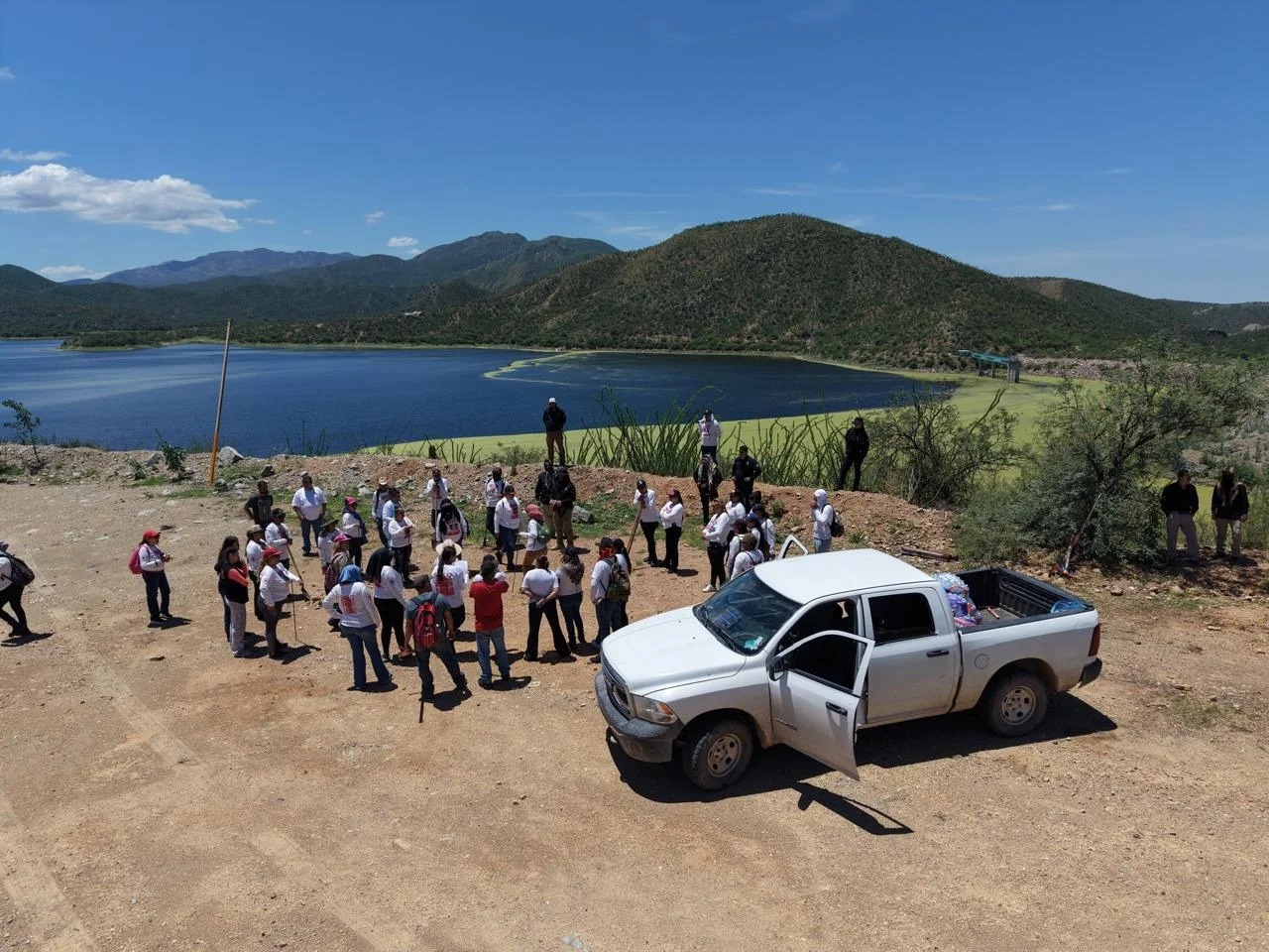 Convocan a jornada masiva de búsqueda de personas desaparecidas en la presa El Comaquito de Imuris