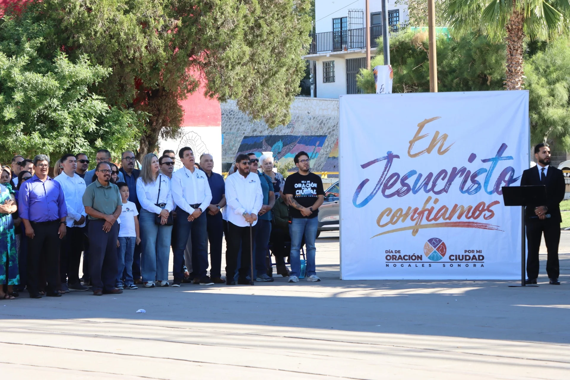 Alcalde Juan Gim participa en jornada de oración por Nogales