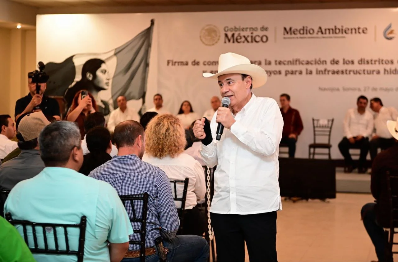 Invertirán más de 5 mil 650 millones de pesos en tecnificación de riego en los valles del Yaqui y Mayo