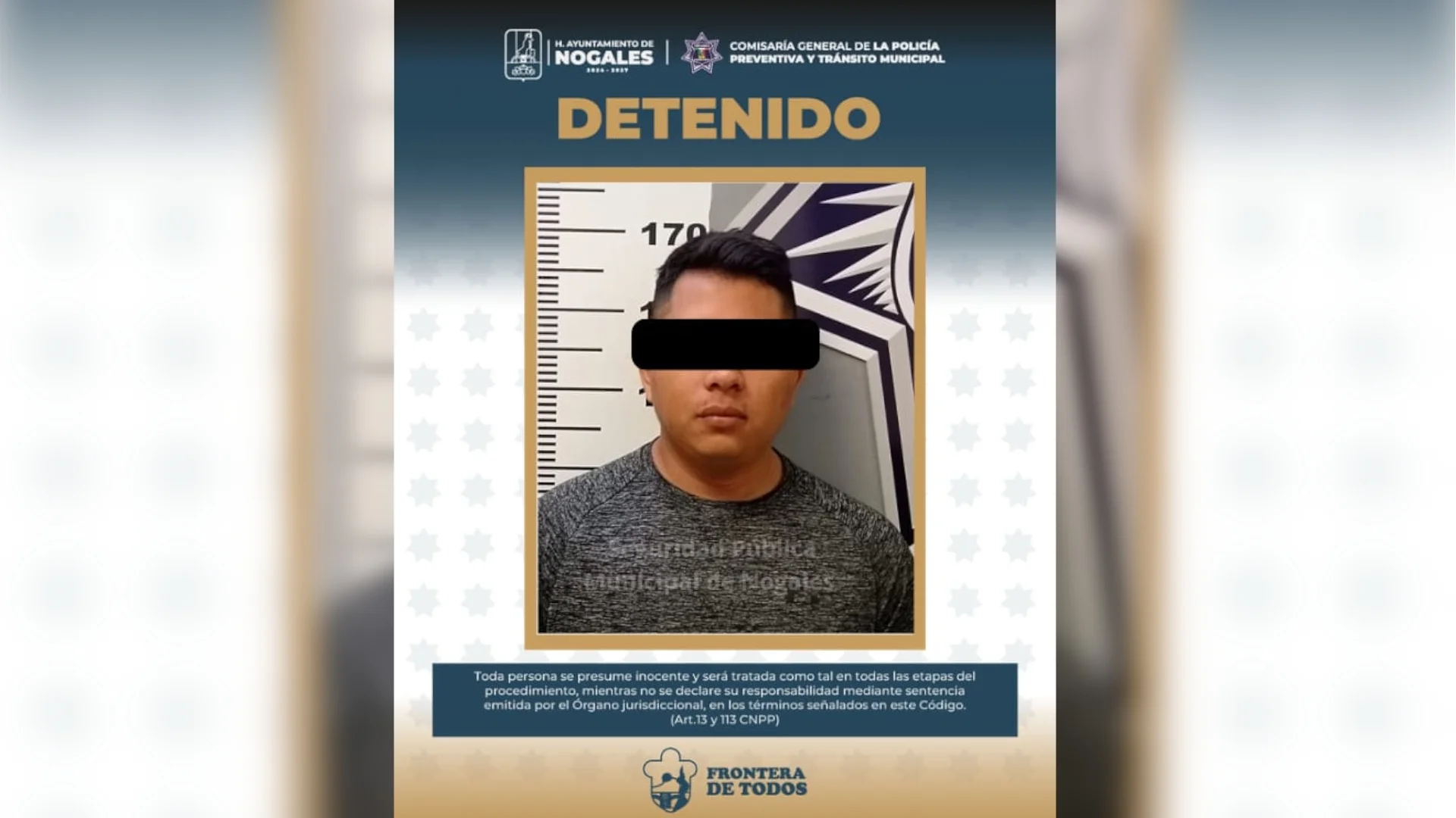 Policía Municipal detiene a hombre señalado por agredir a su expareja