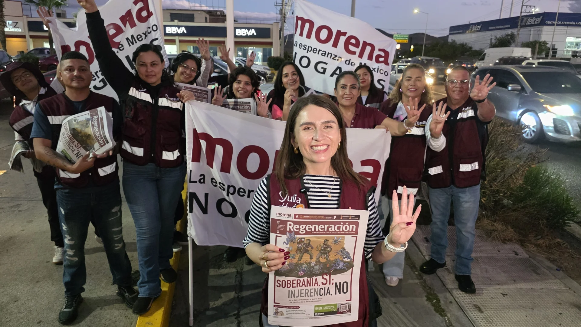 Llama Julia Huerta a la unidad y civilidad en el proceso interno de Morena en Nogales