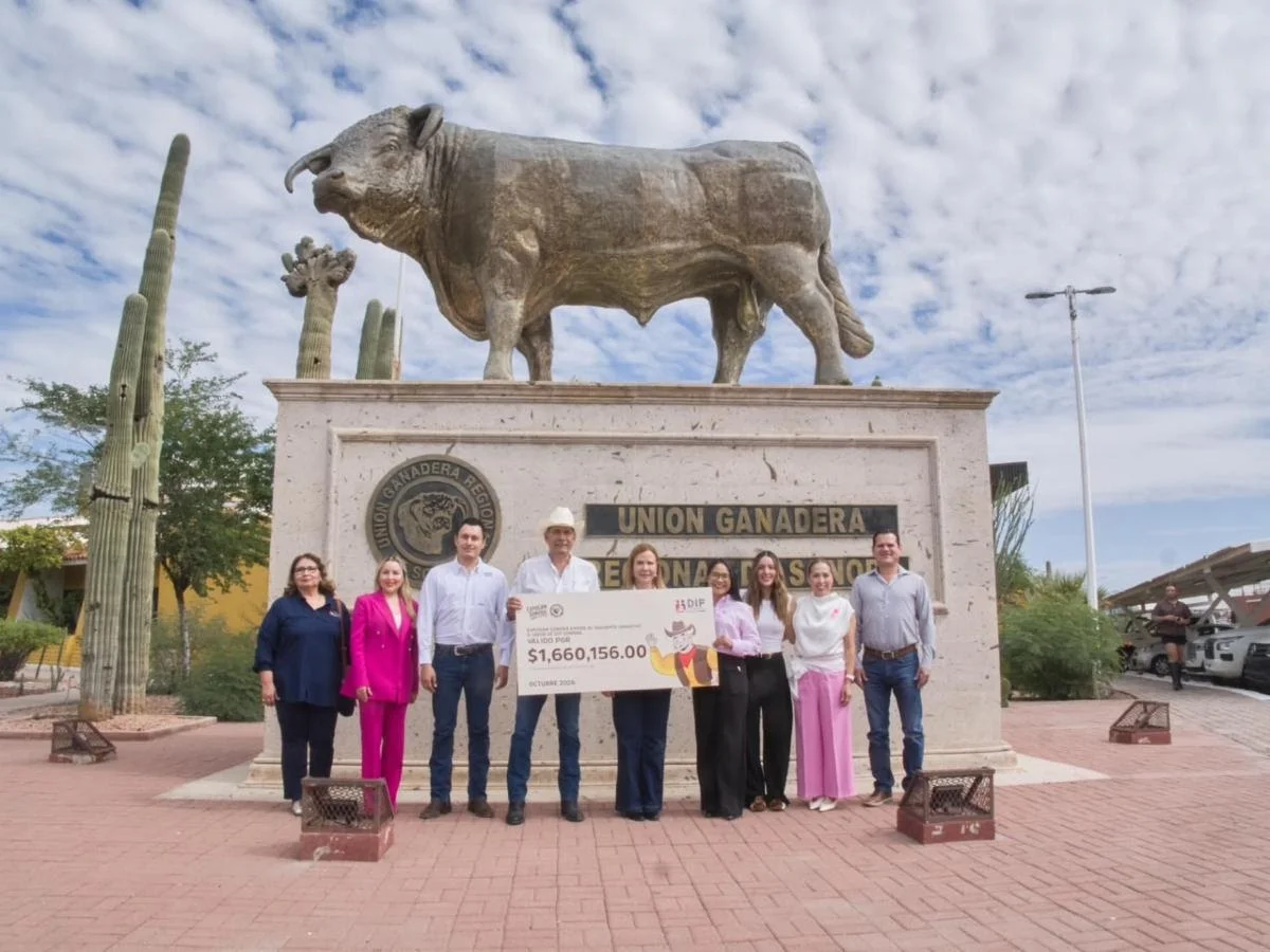 Destina UGRS al DIF Sonora un donativo de un millón 660 mil pesos recaudado en ExpoGan