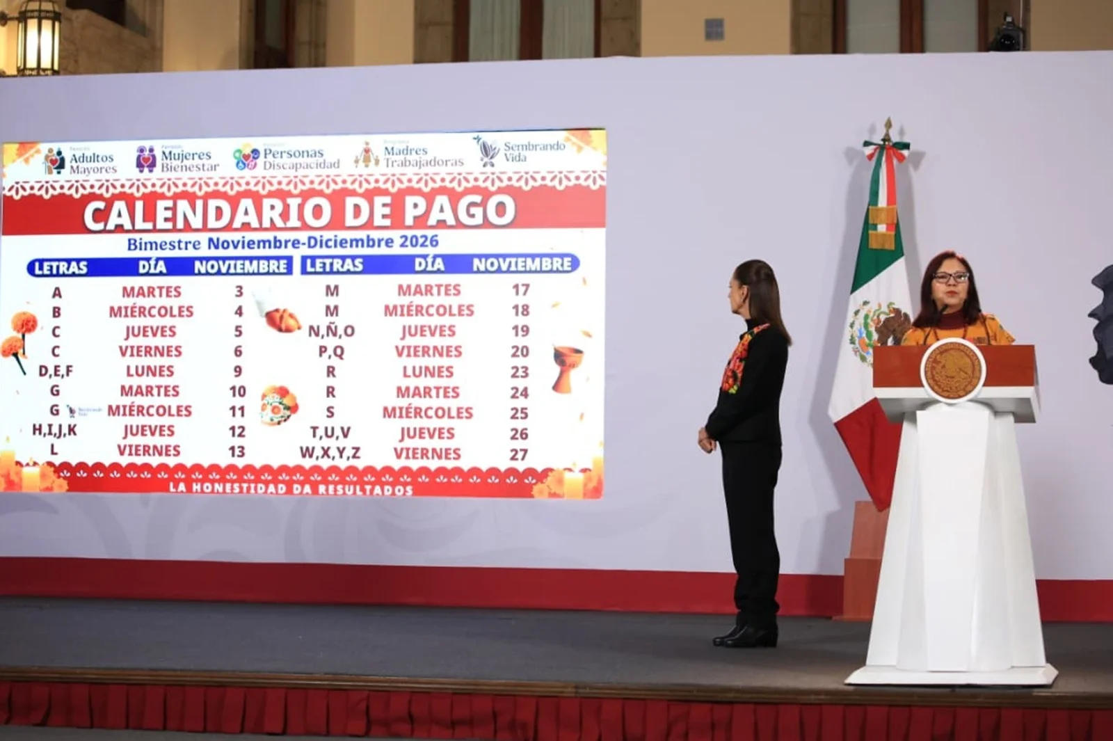 Bienestar anuncia calendario de pagos de noviembre para programas sociales en Sonora