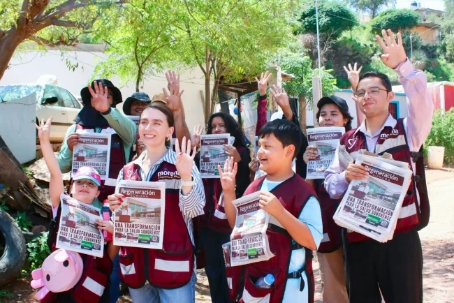 Julia Huerta destaca trabajo territorial de Morena y manifiesta intención de participar en Nogales