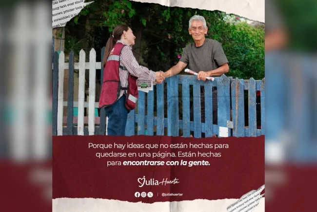 Julia Huerta promueve en Nogales la distribución del periódico Regeneración