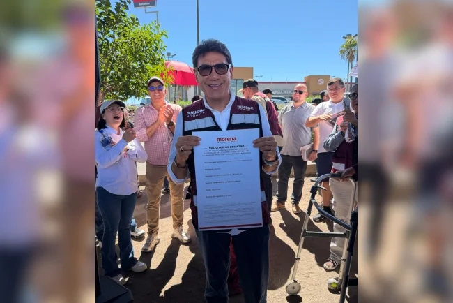 Juan Gim oficializa registro para buscar coordinación de la transformación en el Distrito 2