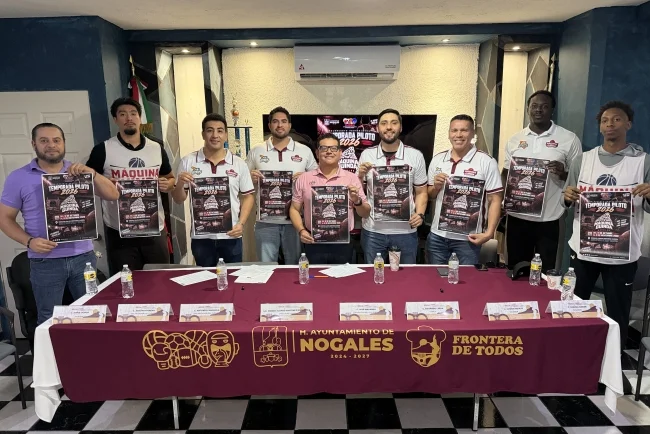 “Máquina Guinda” debuta en Nogales como plataforma para impulsar el talento local en el basquetbol