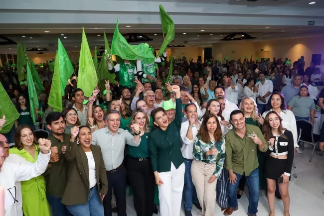 Julia Huerta participa en encuentro de Morena y PVEM rumbo al proceso electoral de 2027