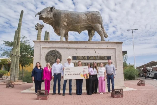 Destina UGRS al DIF Sonora un donativo de un millón 660 mil pesos recaudado en ExpoGan
