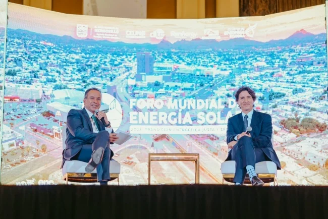 Justin Trudeau destaca avances de Hermosillo en movilidad eléctrica durante foro de energía solar