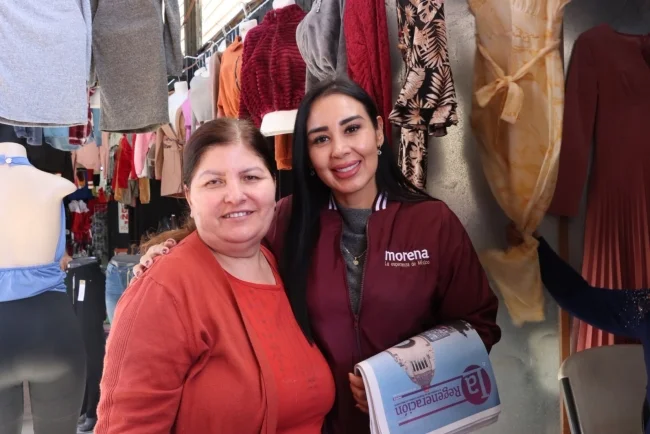 Angélica Burgos promueve cercanía ciudadana y organización territorial de Morena
