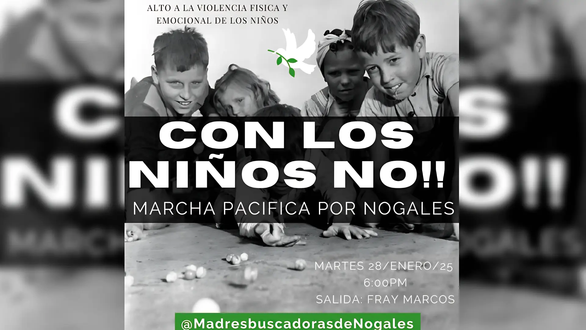 Marcha por la niñez: Nogales exige fin a la violencia infantil
