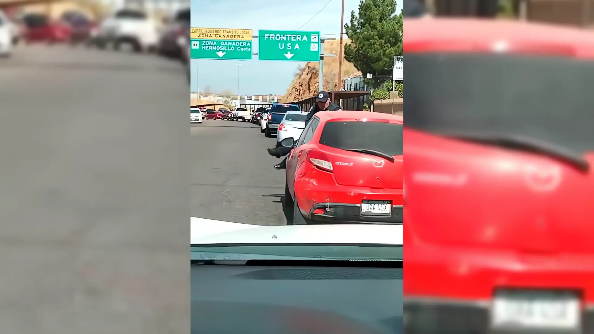 Chocó y secuestró un vehículo de Tránsito en Nogales