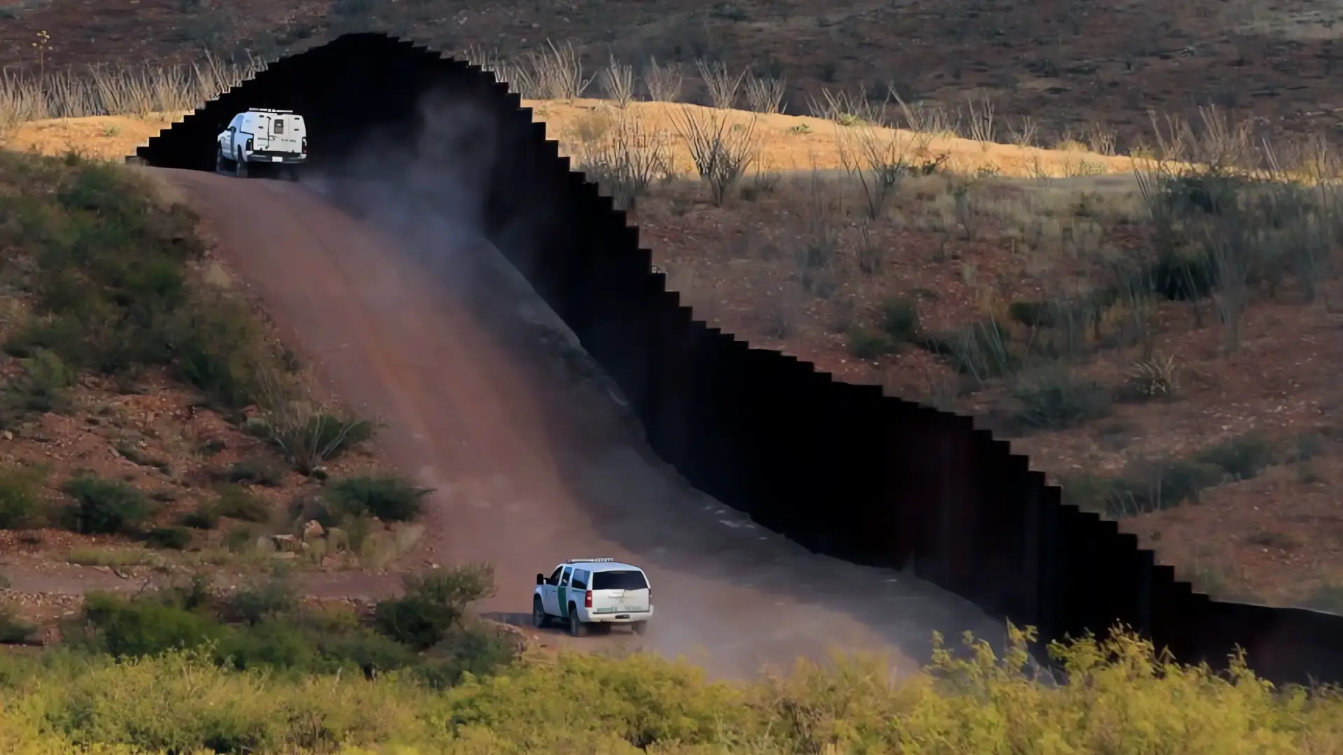 El muro fronterizo: una barrera para la vida silvestre del desierto entre Arizona y Sonora

