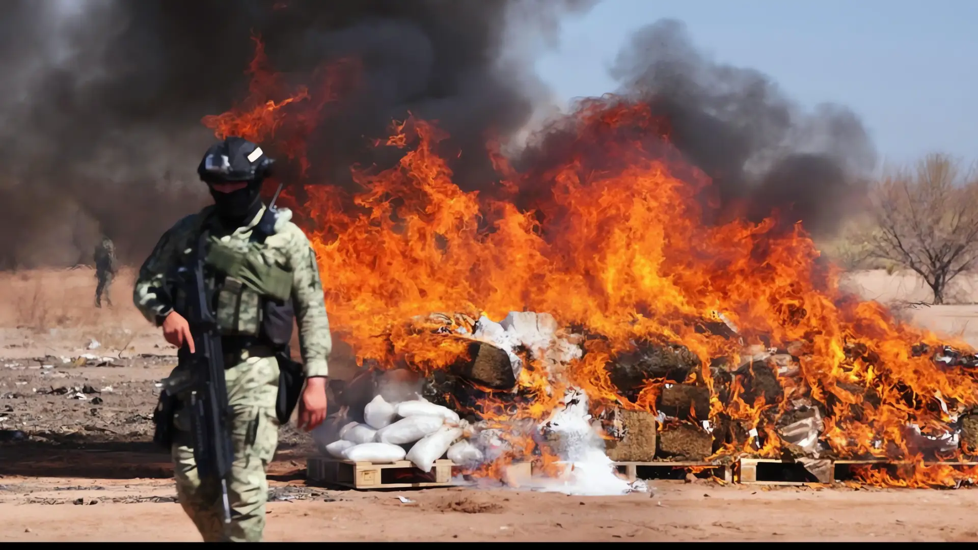 Incautan y Destruyen más de 1.2 Toneladas de Droga en Sonora
