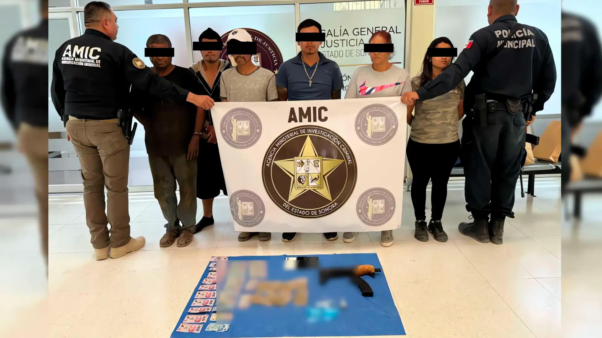 Desmantelan red de narcomenudeo y maltrato animal en Caborca: Seis detenidos
