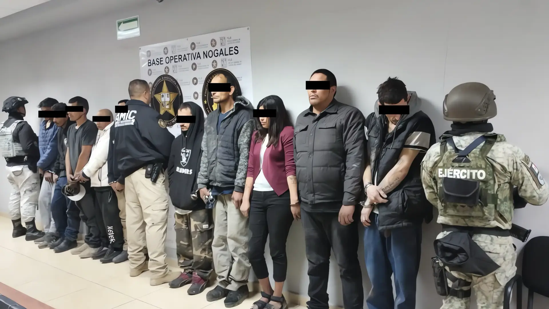 Cateo en Lomas de Nogales deja 10 detenidos
