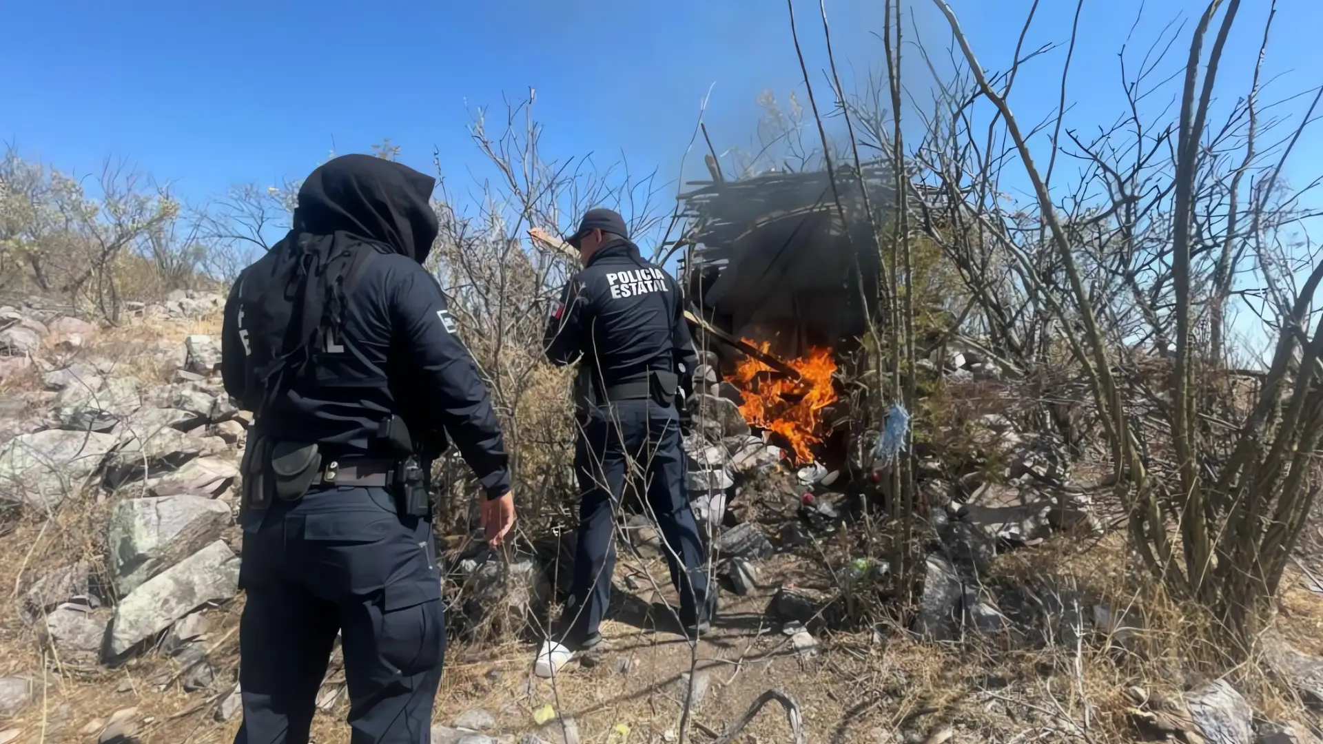 Desmantelan puesto de vigilancia del crimen organizado en Ímuris
