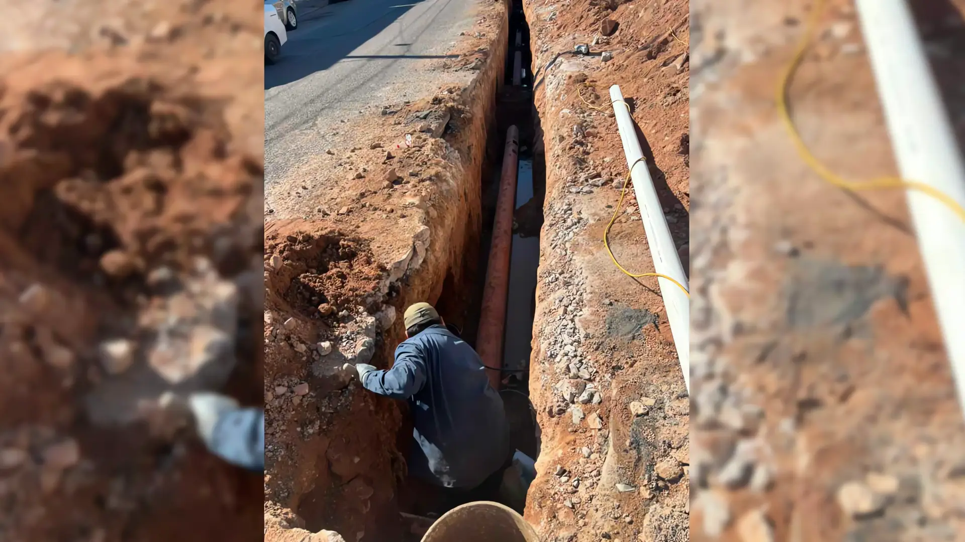 Modernizan red sanitaria de Los Encinos
