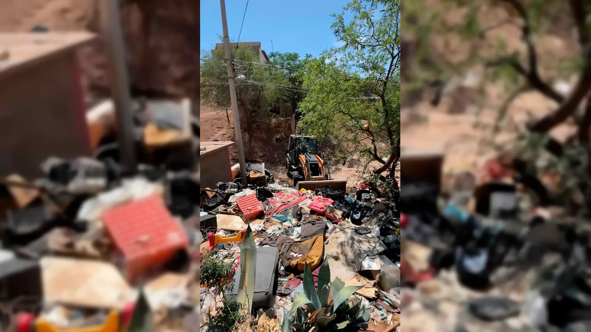 Desmantelan tiradero clandestino
