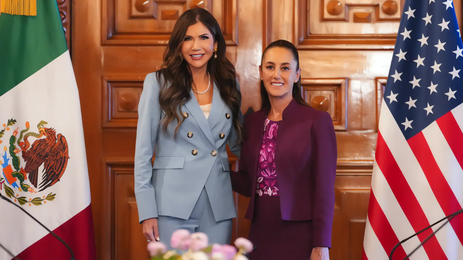 Sheinbaum ratifica apoyo a mexicanos en EU tras críticas de Noem
