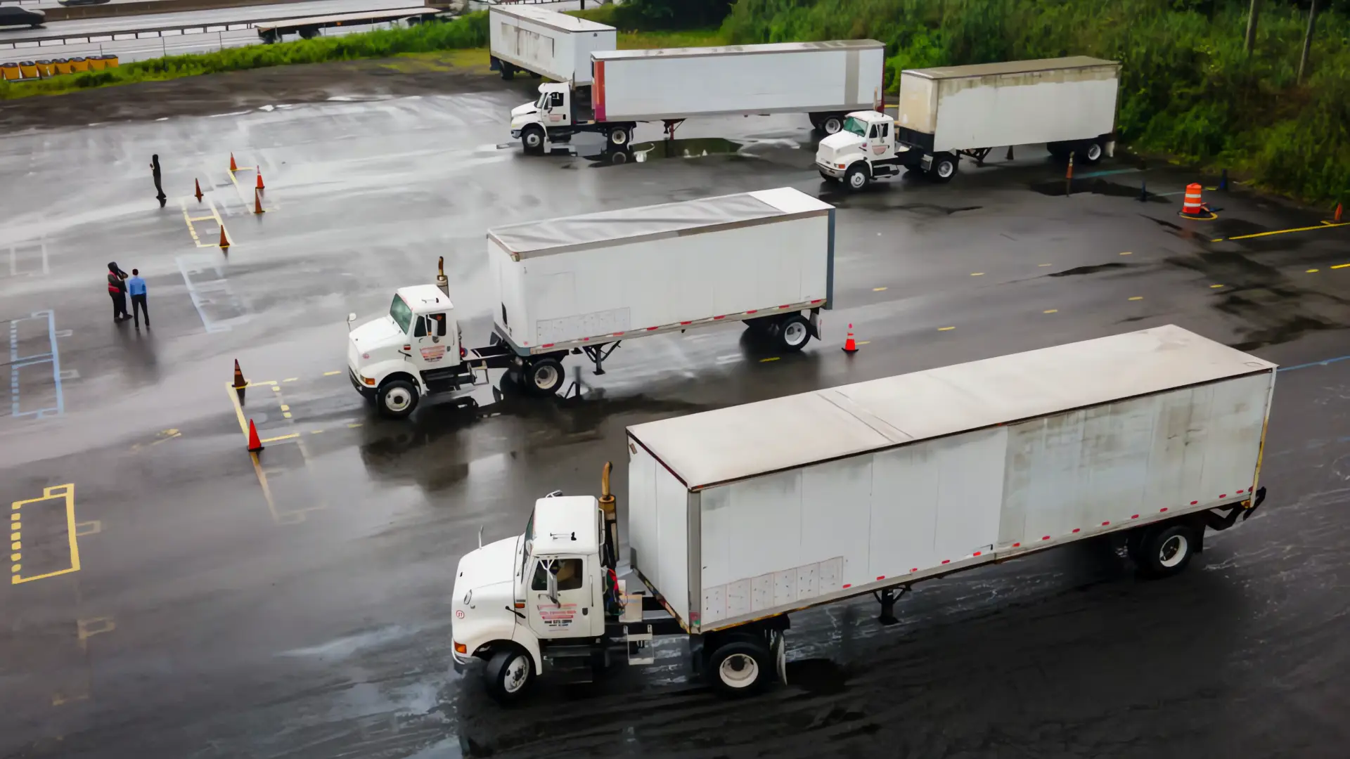 Choferes hispanos protestan por requisito de inglés impuesto por Trump
