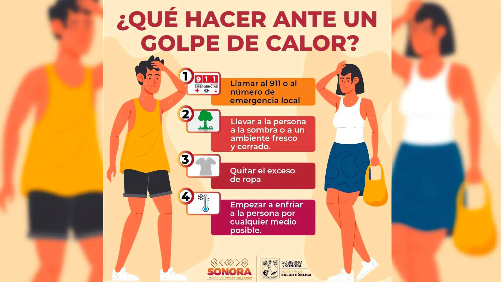 Alerta por golpe de calor: Toma precauciones