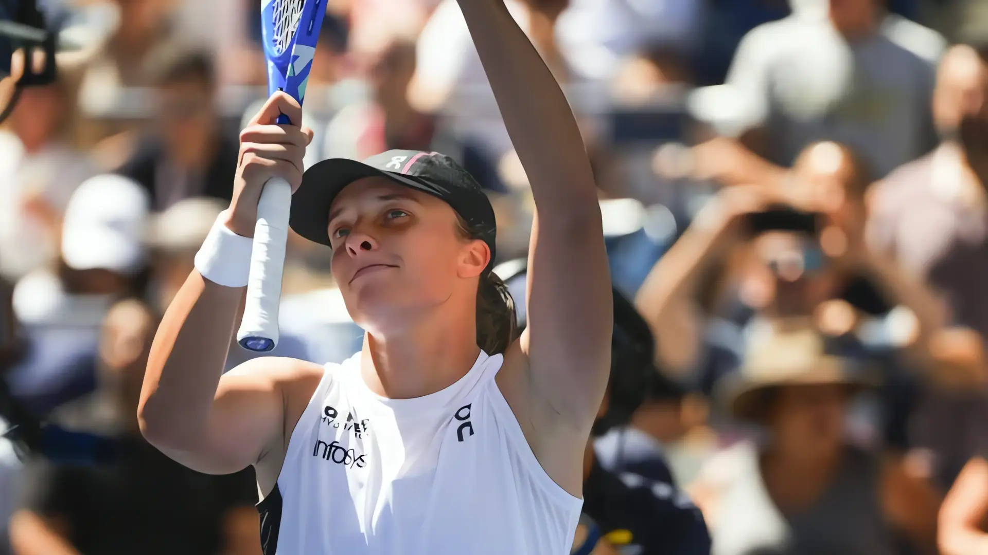 Świątek domina su debut en el US Open
