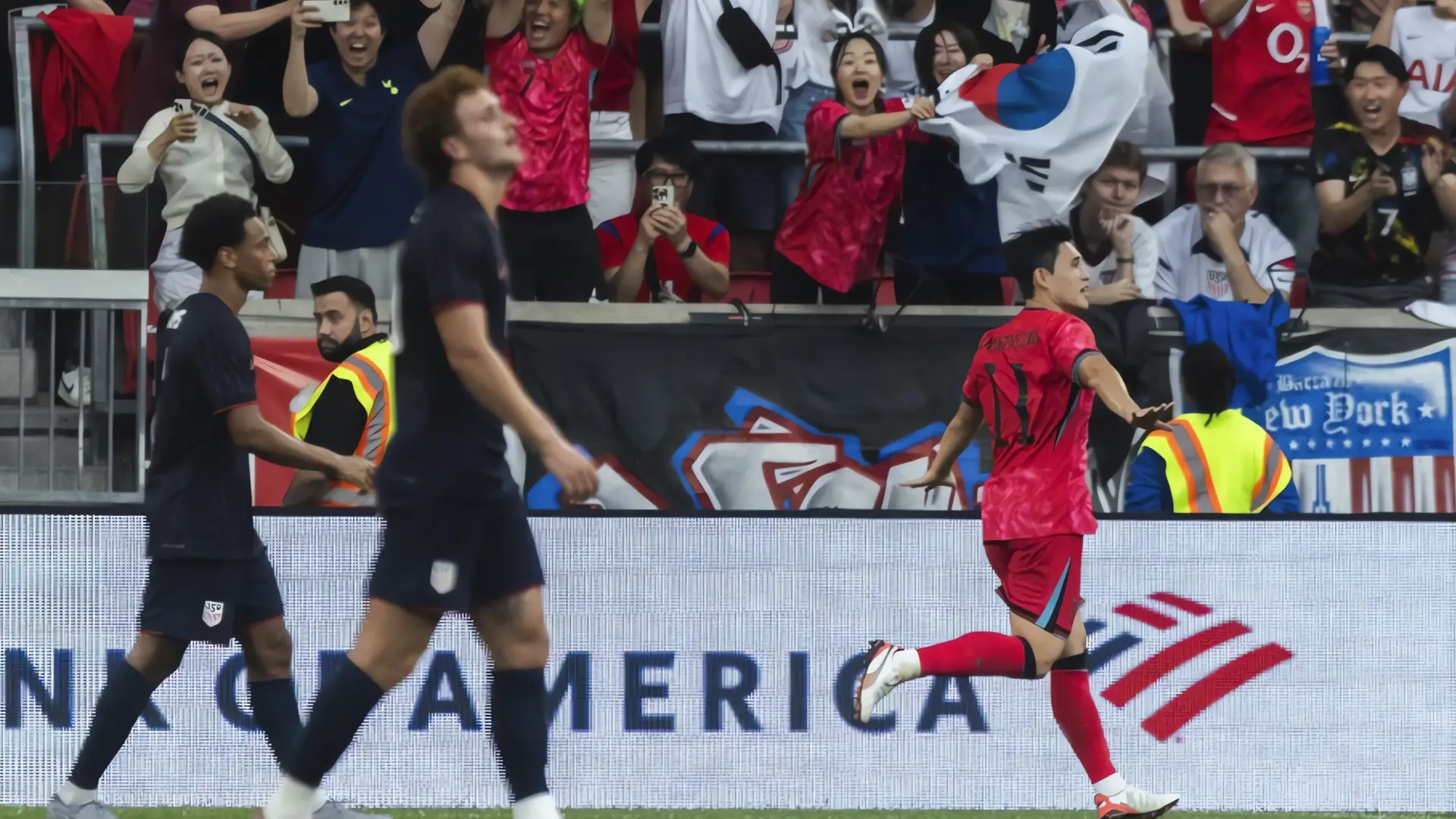 Corea del Sur golea a Estados Unidos en partido amistoso
