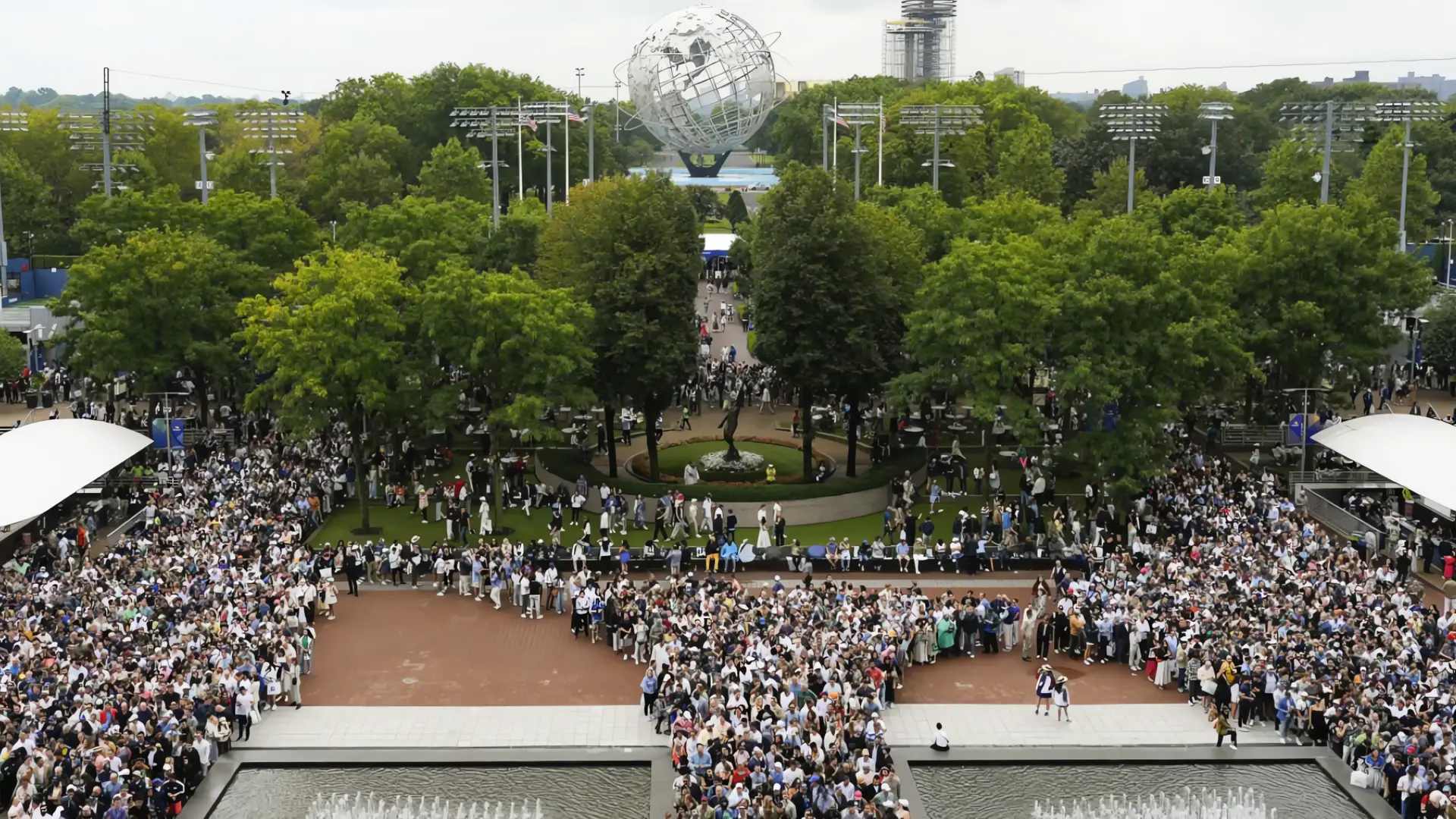 La visita de Trump al US Open provoca caos y largas esperas para los aficionados
