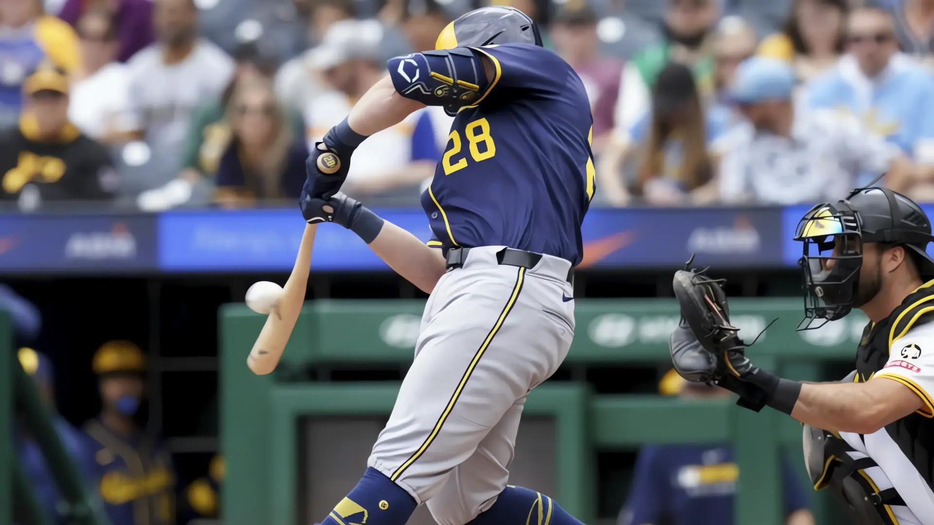 Cerveceros aplastan a Piratas con bate y pitcheo
