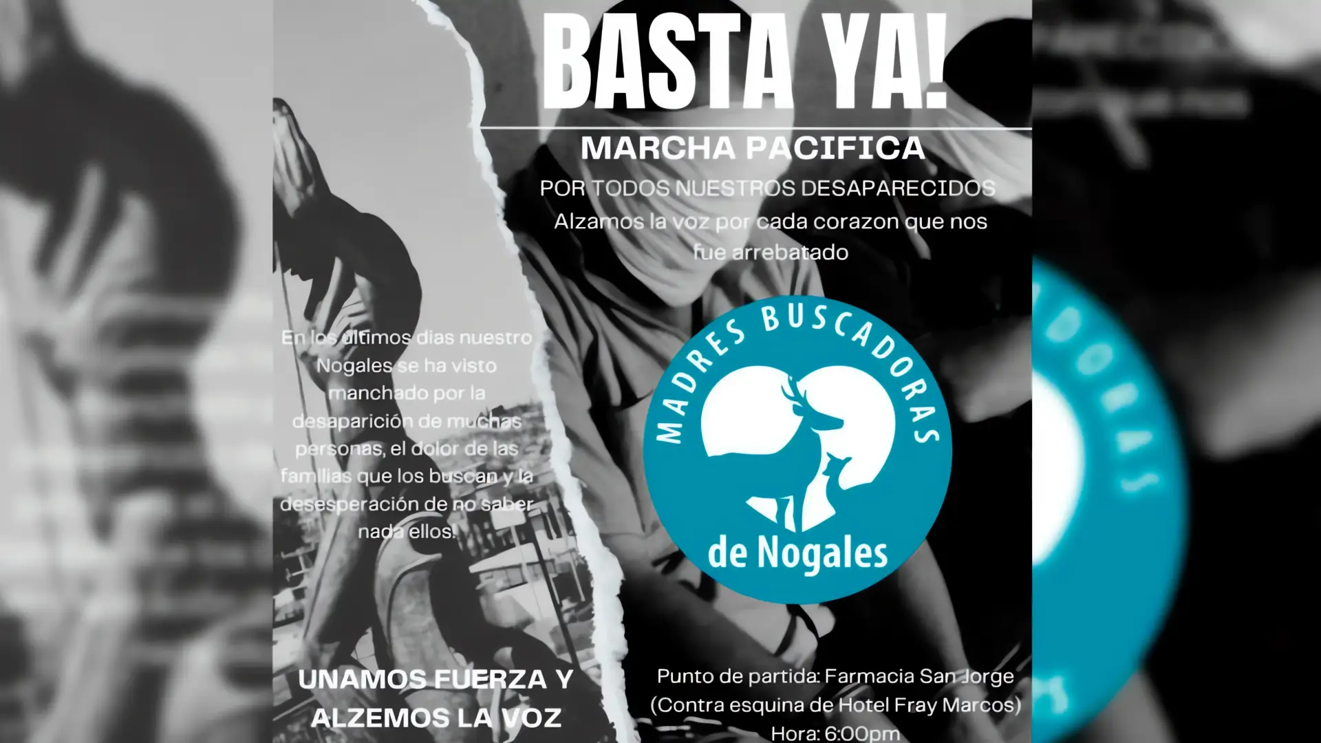 Madres Buscadoras de Nogales llaman a marcha pacífica contra desapariciones