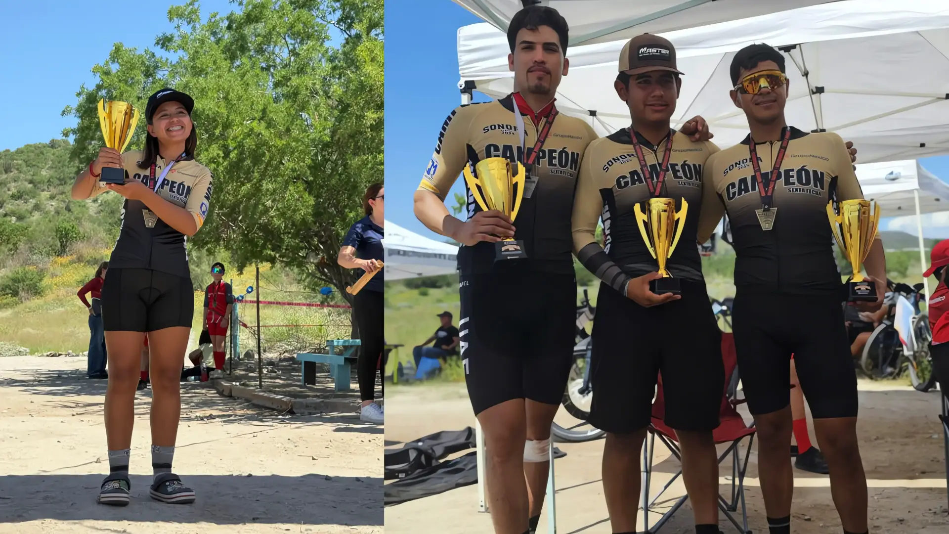 Barrida histórica: Cuatro ciclistas de nogales dominan el serial estatal de Sonora 2025