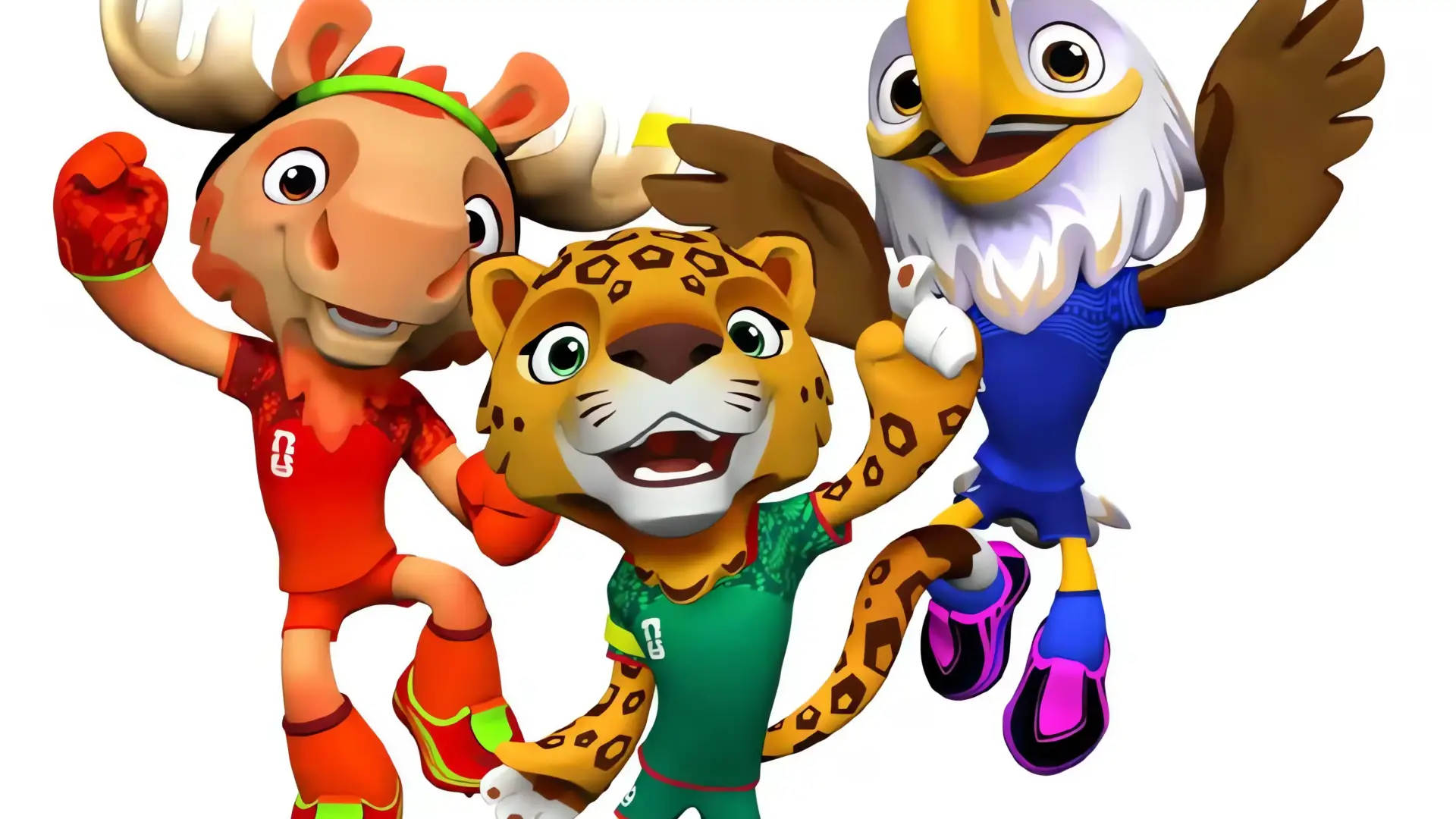 El trío de la Copa Mundial 2026: Así son Clutch, Zayu y Maple, las mascotas de norteamérica