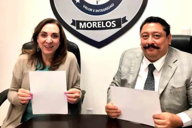 Fiscal de Morelos y Rosi Orozco abordan la trata de personas en la entidad
