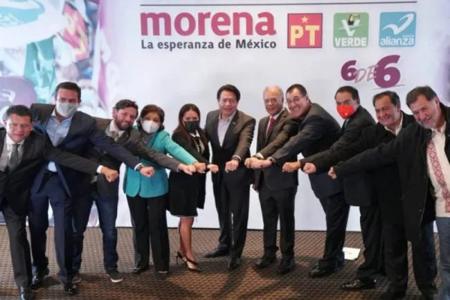 Morena, PT, PVEM y Nueva Alianza ratifican alianza Juntos Hacemos Historia