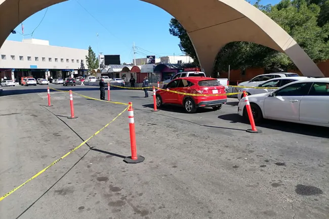 Monitorean flujo vehicular hacia garita internacional