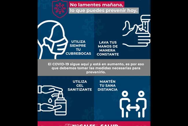 Obligatorio el uso de cubrebocas en Nogales