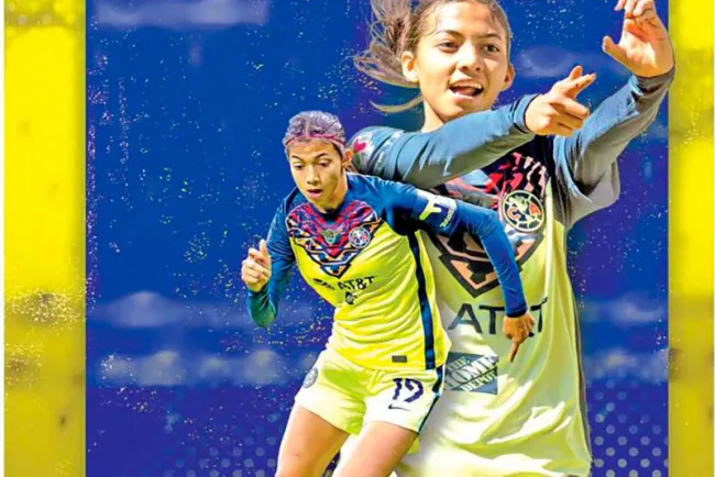 Una niña abraza al futbol, Angelique Montserrat Saldívar