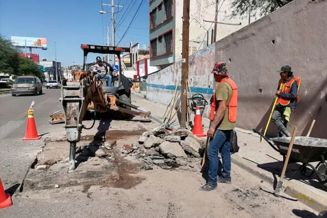 Avanza plan emergente de bacheo en Nogales