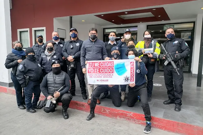 Buscan hacer cumplir uso de cubre bocas