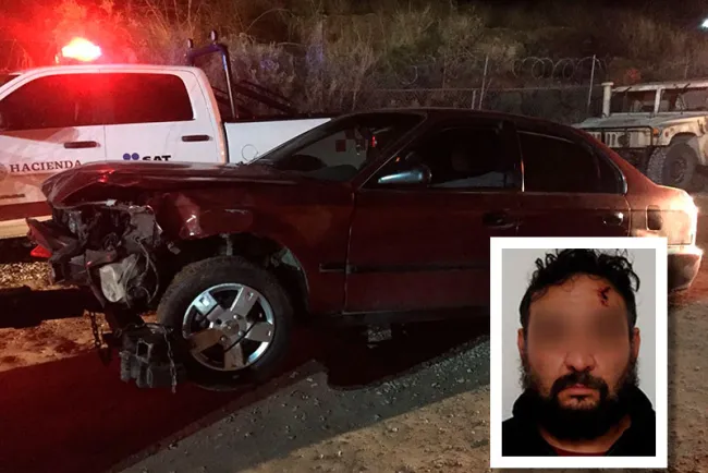 Traficante de cartuchos ‘cerró’ garita por 22 horas