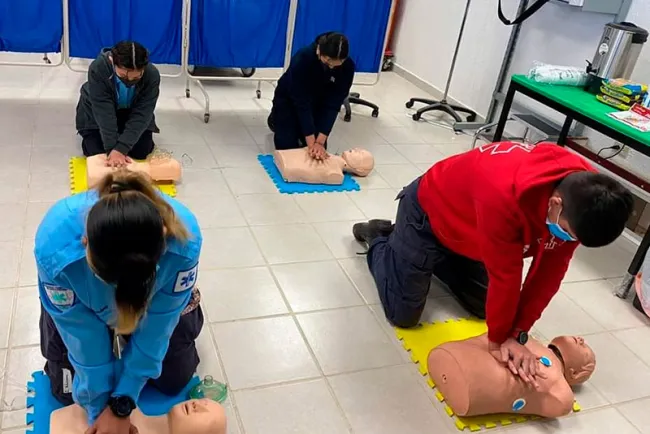 Certifican a alumnos de la UTPP en la reanimación de pacientes