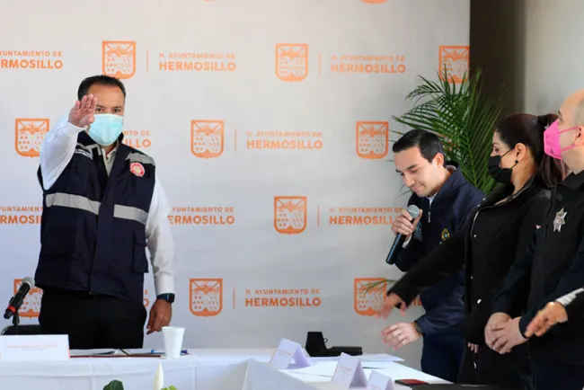 Protesta Consejo Municipal de Protección Civil de Hermosillo