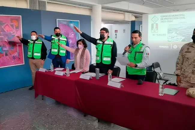 Toman protesta a Comité Municipal de Proteccion Civil