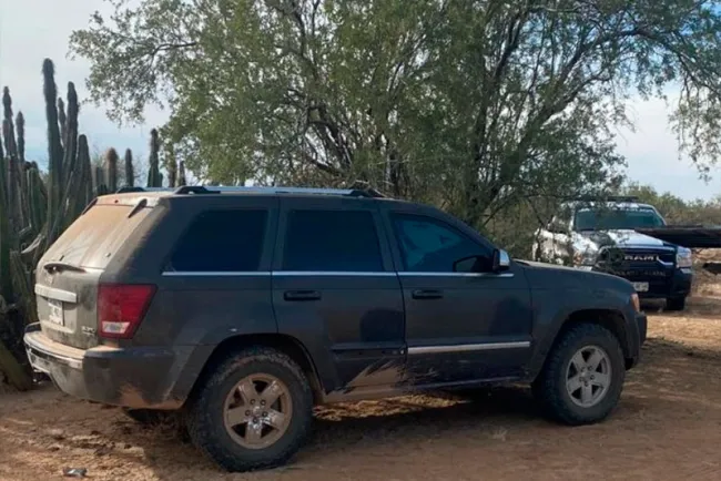 Localizan vehículo blindado en Altar