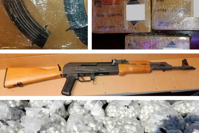 Asegura operativo coordinado vehículo cargado de narcótico en Nogales