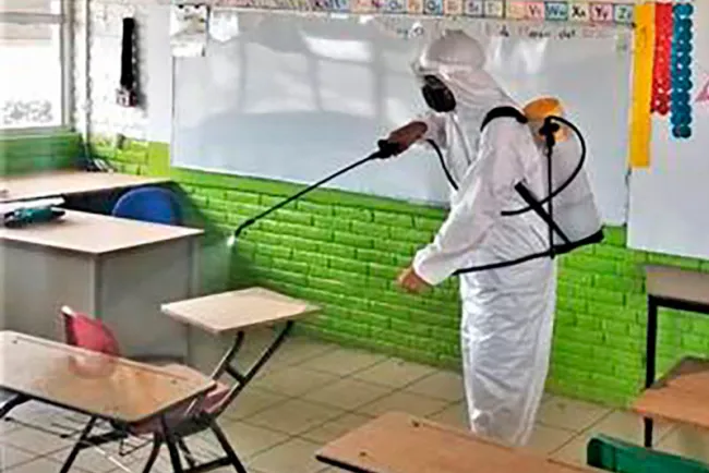 Suman sanitizaciones de escuelas