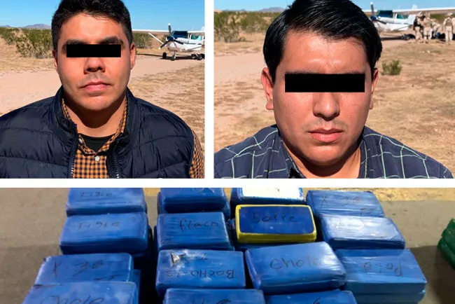 Obtiene FGR vinculación a proceso contra dos pilotos de avioneta cargada con narcóticos